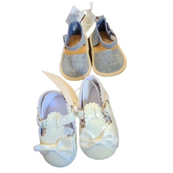 🌟🌟🌟BUNDLE 7 PAIRS OF GIRL BABY SHOES 🌟🌟🌟BNWT - Picture 3 of 4